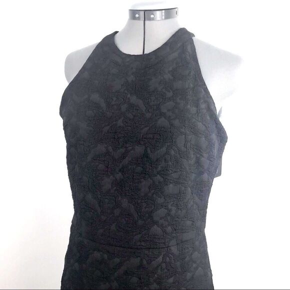 Kardashian Kollection Black Quilted Sleeveless Halter Dress NEW - Picture 2 of 15